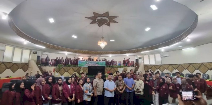 a penguin robot talking with a human