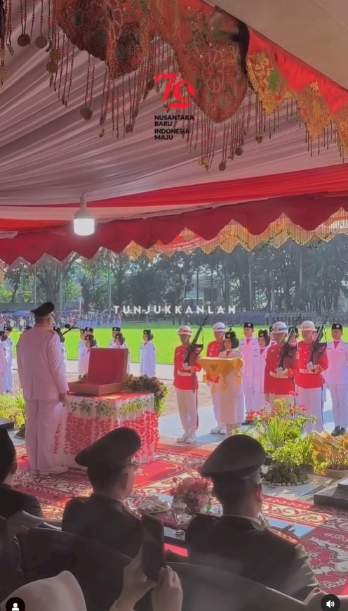 a penguin robot talking with a human